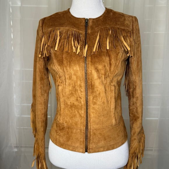 ZARA XS SUEDE JACKET - Picture 1 of 3